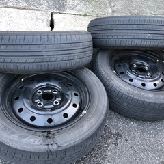 スチールタイヤ4本の画像