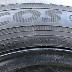 スチールタイヤ4本の画像