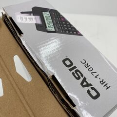 A-658【リユースのサカイ野々市店】ジモティ来店特価‼ CASIO カシオ プリンター電卓 デスクタイプ 12桁 HR-170RC-BK 未使用品の画像