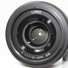 Panasonic/LUMIX G 25mm F1.7 ASPH/H-H025/単焦点レンズ ④の画像