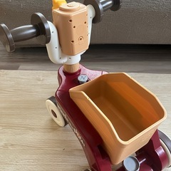 【値下げ中】プーさん　三輪車　手押し車　四輪車　　ディズニーの画像