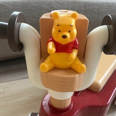 【値下げ中】プーさん　三輪車　手押し車　四輪車　　ディズニーの画像