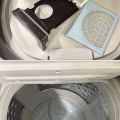 地域限定送料無料　良品【 TOSHIBA 】東芝 洗濯10.0㎏/乾燥5.0㎏ 洗濯乾燥機 温か抗菌ウルトラファインバブル洗浄W ZABOON 低振動・低騒音設計 AW-10SV9の画像