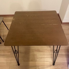 ニトリ　ダイニングテーブル　チェアの画像