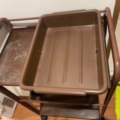 キャスター付き収納ワゴンの画像