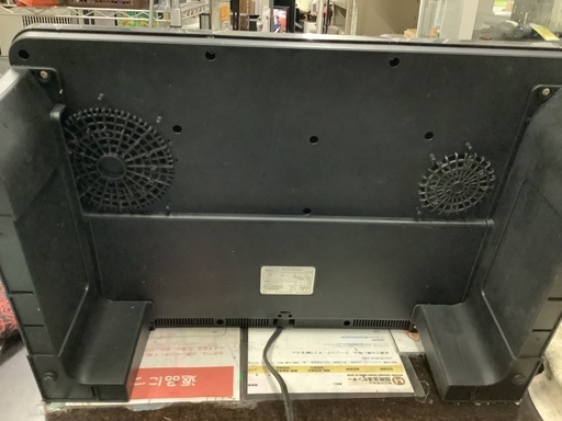 アイリスオーヤマ 2口 IHクッキングヒーター 工事不要 1400W 100V 脚付き ブラック IHK-W12SP-B  リサイクルショップ宮崎屋　佐土原店　26.2.13