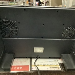 アイリスオーヤマ 2口 IHクッキングヒーター 工事不要 1400W 100V 脚付き ブラック IHK-W12SP-B  リサイクルショップ宮崎屋　佐土原店　25.11.26の画像