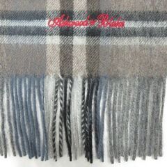 アッシュウッドアンドブレイク 　Ashwood & Blake 　100%ウール マフラー イタリア製　ストール  チェックの画像