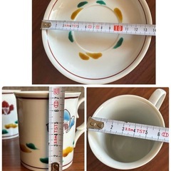 【未使用】九谷焼　カップ　ソーサーの画像