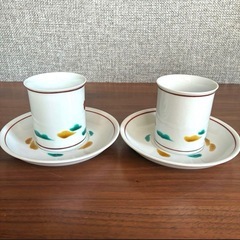 【未使用】九谷焼　カップ　ソーサーの画像