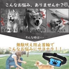 【新品未開封】無駄吠え防止首輪（電気ショックなし）の画像