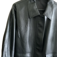 GU レザージャケットの画像