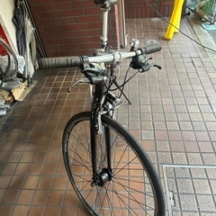 700c 軽量アルミフレーム　3×8speed　LEDオートライト付き　ブラックの画像
