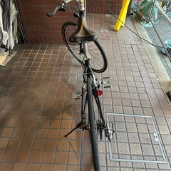 700c 軽量アルミフレーム　3×8speed　LEDオートライト付き　ブラックの画像