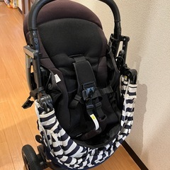 Aprica ベビーカー　汗とりシート、レインカバー付き　訳あり　　の画像