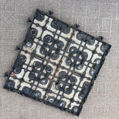 陶器のベランダタイルマット100枚以上の画像