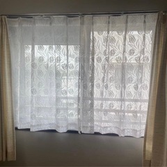 カーテン　オーダーカーテン　レースカーテン　セットの画像