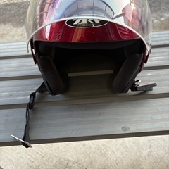 バイク用ヘルメットとサマー用グローブ
の画像