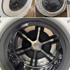 地域限定送料無料　美品【 Panasonic 】パナソニック 洗濯11.0㎏/乾燥6.0㎏ ドラム式洗濯乾燥機 スゴ落ち泡洗浄 はやふわ乾燥 ヒートポンプ乾燥 NA-LX113ALの画像