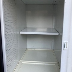 11/30廃棄　中古米びつ付きキッチンラック
の画像