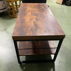 ○東142 ローテーブル 小型 一人暮らし用 机 キズありの画像