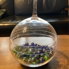 フラスコ型　ビー玉のオブジェの画像