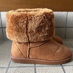 ムートン風ボアブーツMの画像