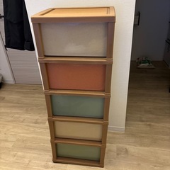 取引決まり済みたんす　棚　衣類収納　 収納　の画像