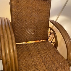 今日限定価格です。籐椅子・籐チェアーの画像