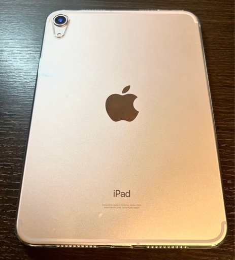 iPadmini 6 cellularモデル 64GB ガラスフィルムつき SIMフリー Apple タブレット