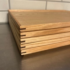 無垢　トレイ　お盆　無印良品の画像