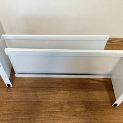 【山崎実業】 伸縮洗濯機排水口上ラック タワー ホワイト 4338の画像