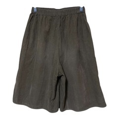 美品 earth music&ecology ワイドパンツ ウエストゴム ブラウン フリーの画像