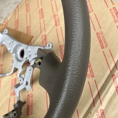 トヨタTOYOTAランドクルーザープラド120TRJ120KDJ120用ハイエース等純正ステアリングの画像