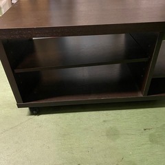 ○東143 テレビ台 一人暮らし用 収納 棚付き キャスター付きの画像