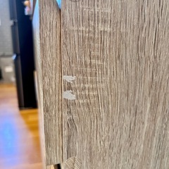 LOWYA 大容量 食器棚 キッチンボード ナチュラルの画像