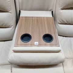 【愛品倶楽部柏店】NITORI ニトリ 本革電動リクライニング3人掛けソファ 幅210cmの画像