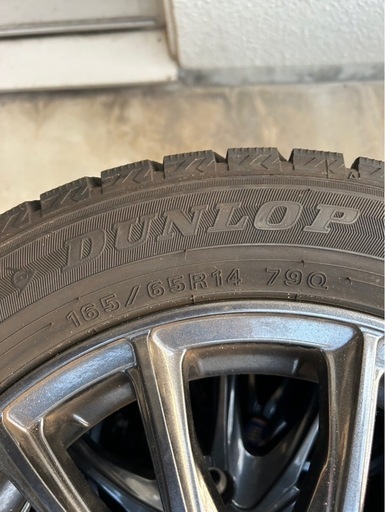 DUNLOPスタッドレス 165／65R14