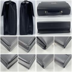 BALLY バリー 2way ビジネスバッグ ブリーフケース ショルダーバッグ ダイヤルロック レザー 本革 ブラック 黒 A4収納可能 メンズの画像