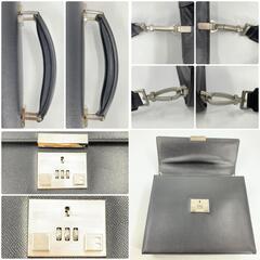 BALLY バリー 2way ビジネスバッグ ブリーフケース ショルダーバッグ ダイヤルロック レザー 本革 ブラック 黒 A4収納可能 メンズの画像