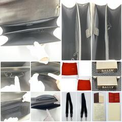 BALLY バリー 2way ビジネスバッグ ブリーフケース ショルダーバッグ ダイヤルロック レザー 本革 ブラック 黒 A4収納可能 メンズの画像