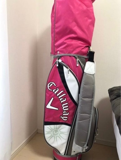 レディース　ゴルフクラブセット(手袋、サンバイザー付き)