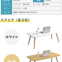 テーブルの画像