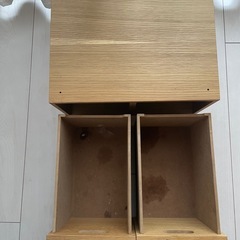 無印良品　スタッキングチェストの画像