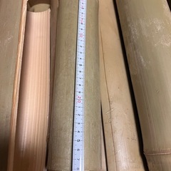 割った竹の画像