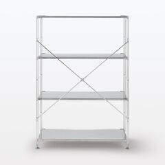 無印/ステンレスユニットシェルフ【直接引き取り希望】の画像