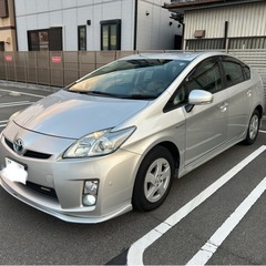 コミコミ価格！車検付即乗り！　プリウス　エアロ付　スタッドレス付の画像