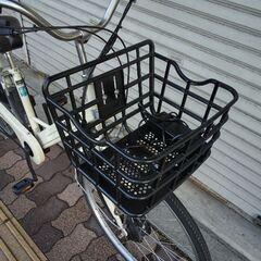 ❮ジャンク品❯SAIMOTO[サイモト]EVA PLUS(エヴァプラス)26吋 電動アシスト自転車(オフホワイト) の画像