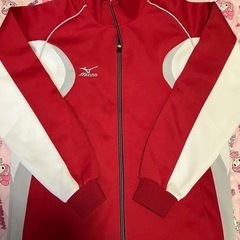 MIZUNO 赤 ジャージ上下 KONAMI風  水泳 競泳の画像