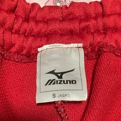 MIZUNO 赤 ジャージ上下 KONAMI風  水泳 競泳の画像